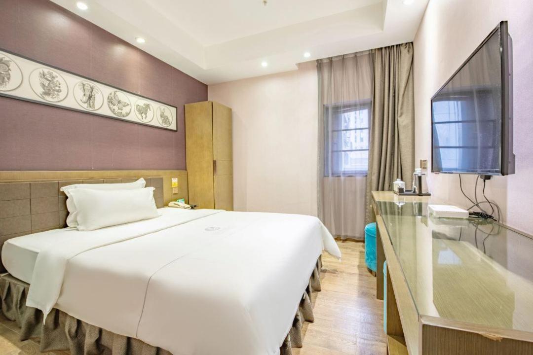 Lnsail Hotel Shenzhen Luohu Port Railway Station Dış mekan fotoğraf